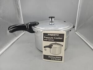 Vintage Presto Model 01282 8-Quart Pressure Cooker